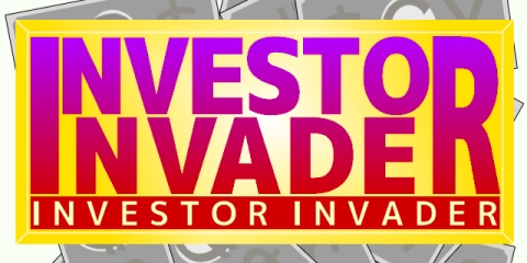 android/iOSゲームアプリ 『インベスターインベーダー』タイトル ロゴ