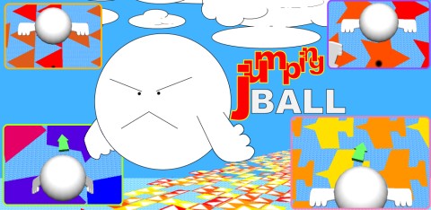 android/iOSゲームアプリ 『ジャンピングボール』-jumpingBALL- ロゴ