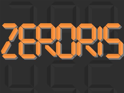 ブラウザゲームアプリ 『ZERORIS』タイトル ロゴ